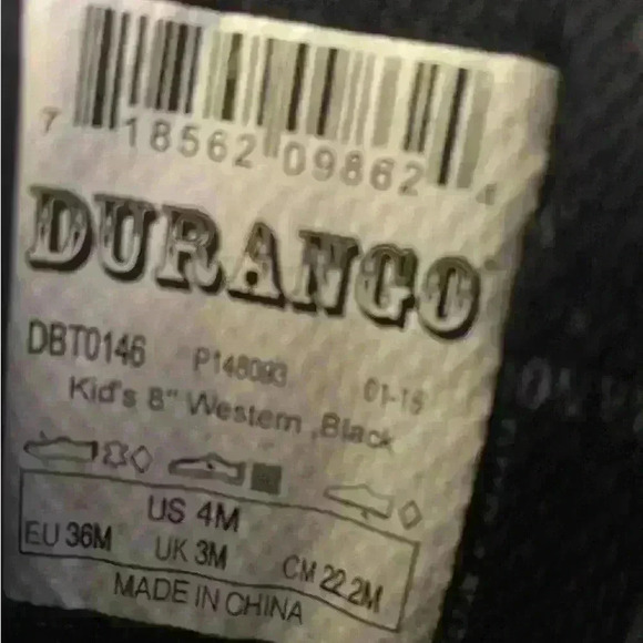 Durango Cowboy Boots - Kids - Picture 6 of 6